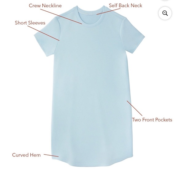 Light Blue Mini Dress - Picture 3 of 7